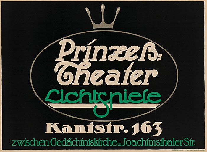 Plakat zum Film: Prinzeß-Theater Lichtspiele