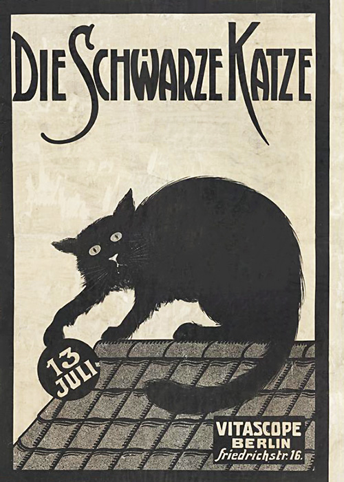 Plakat zum Film: schwarze Katze, Die