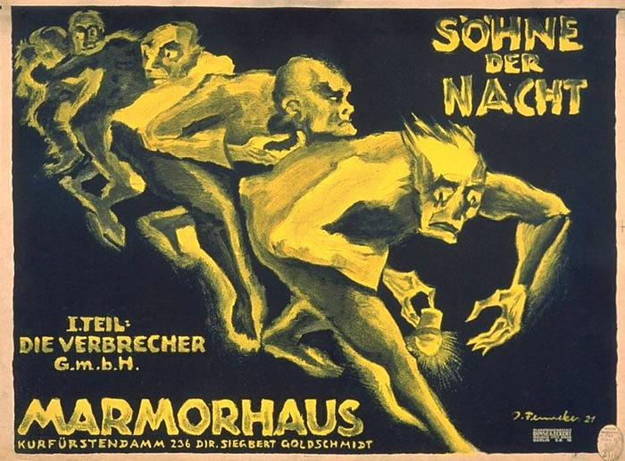 Plakat zum Film: Söhne der Nacht, 1. Teil - Die Verbrecher-GmbH