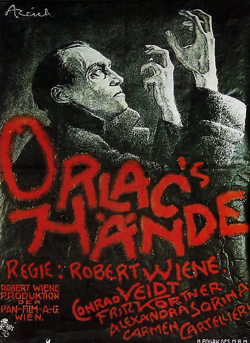 Plakat zum Film: Orlacs Hände