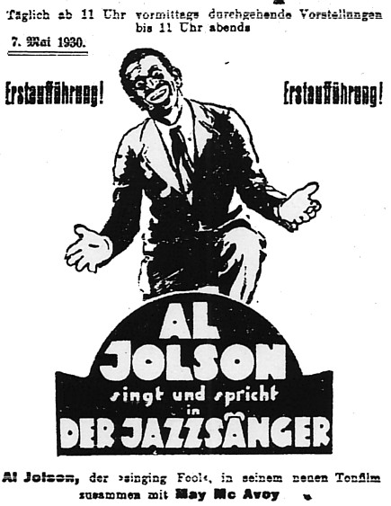 Plakat zum Film: Jazzsänger, Der