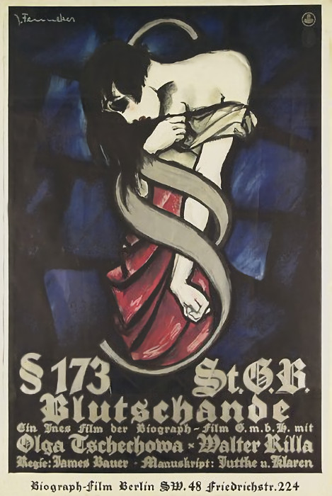 Plakat zum Film: § 173 St.G.B. Blutschande