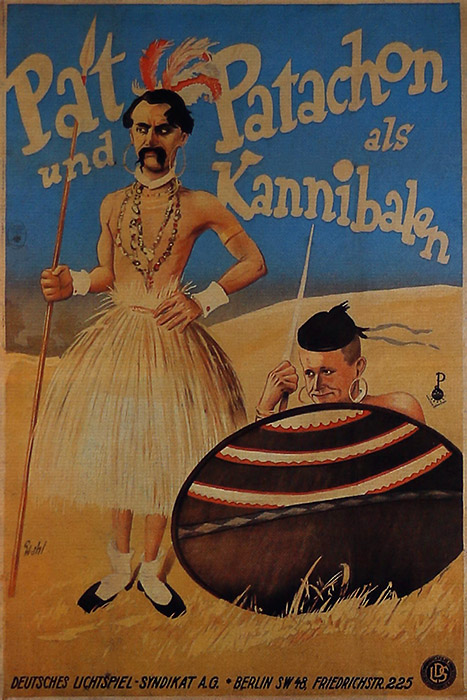 Plakat zum Film: Pat und Patachon als Kannibalen