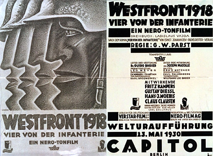Plakat zum Film: Westfront 1918