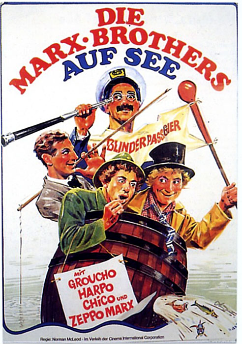 Plakat zum Film: Marx Brothers auf See, Die