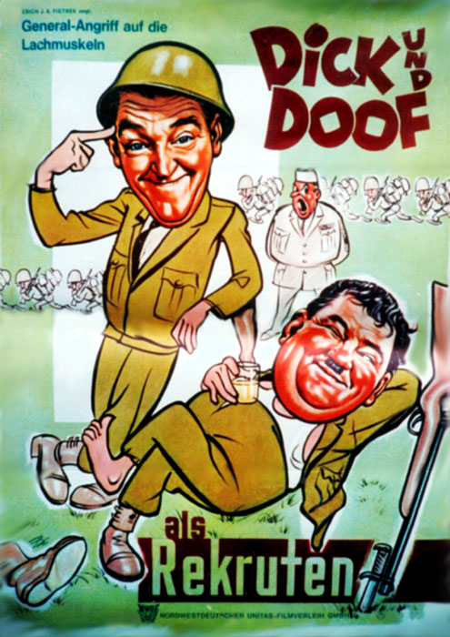 Plakat zum Film: Dick & Doof als Rekruten