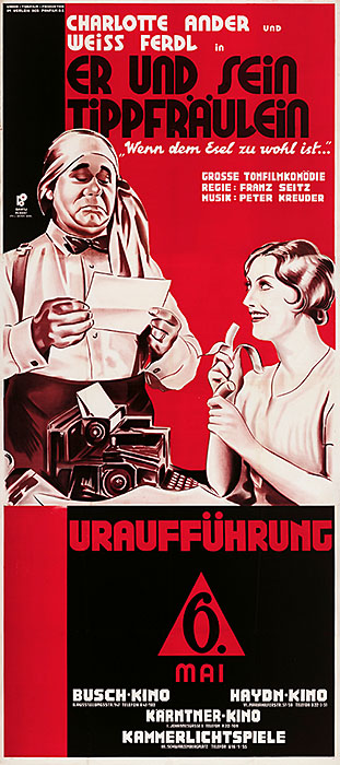 Plakat zum Film: Er und sein Tippfräulein