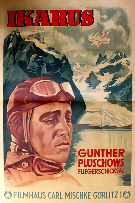 Plakat zum Film: Ikarus - Gunther Plüschows Fliegerschicksal