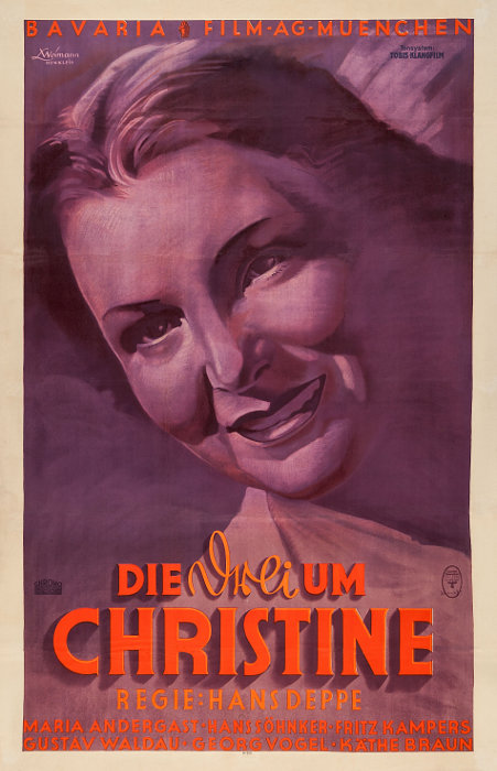 Plakat zum Film: Drei um Christine, Die