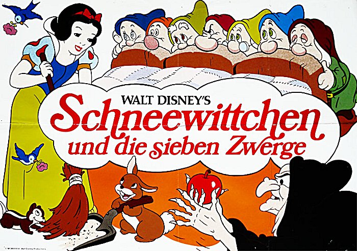 Plakat zum Film: Schneewittchen und die sieben Zwerge