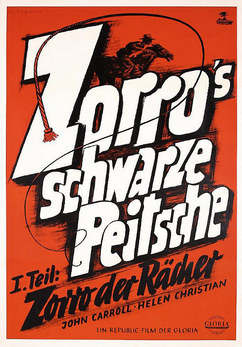 Plakat zum Film: Zorros schwarze Peitsche