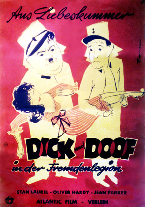 Plakat zum Film: Dick und Doof in der Fremdenlegion