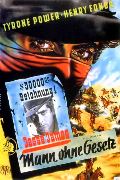 Plakat zum Film: Jesse James - Mann ohne Gesetz