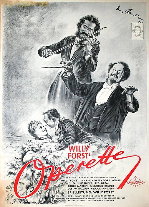Plakat zum Film: Operette