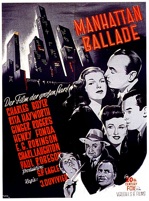 Plakat zum Film: Manhattan-Ballade