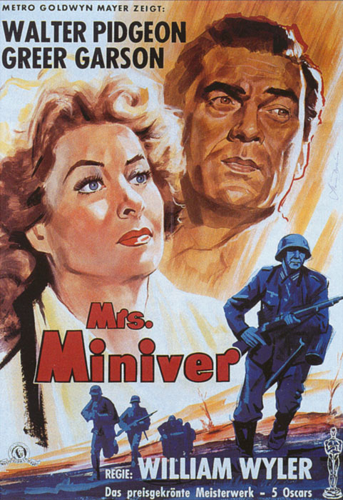 Plakat zum Film: Mrs. Miniver