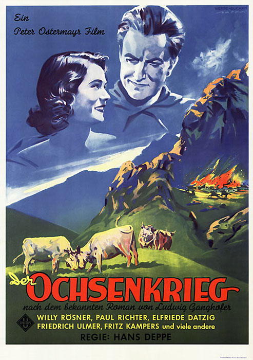 Plakat zum Film: Ochsenkrieg