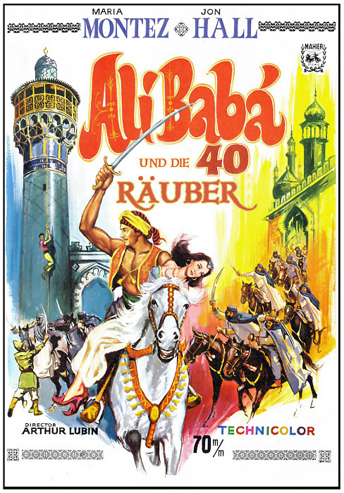 Plakat zum Film: Ali Baba und die vierzig Räuber