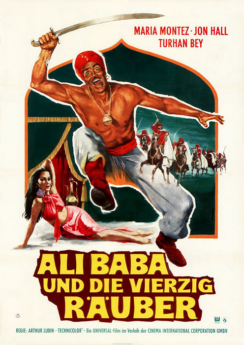 Plakat zum Film: Ali Baba und die vierzig Räuber