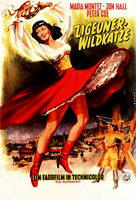 Plakat zum Film: Zigeuner-Wildkatze