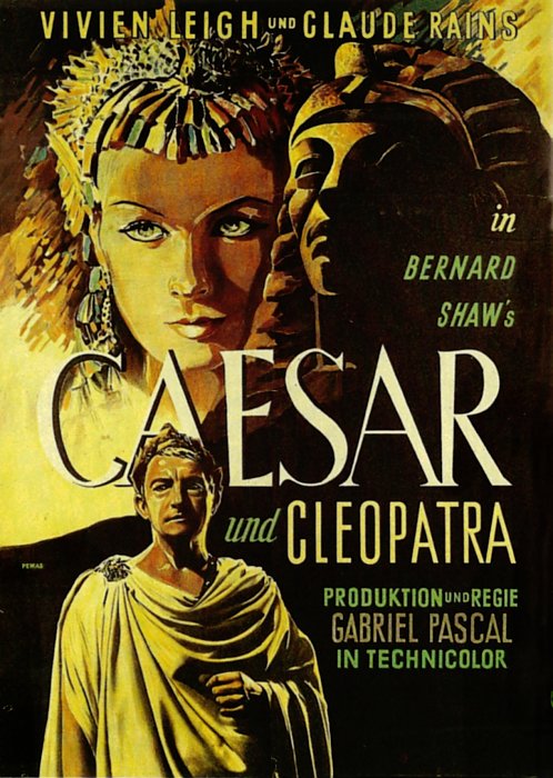 Plakat zum Film: Caesar und Cleopatra