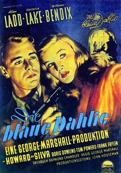 Plakat zum Film: blaue Dahlie, Die