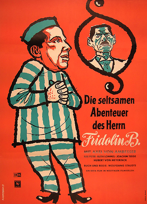 Plakat zum Film: seltsamen Abenteuer des Herrn Fridolin B., Die