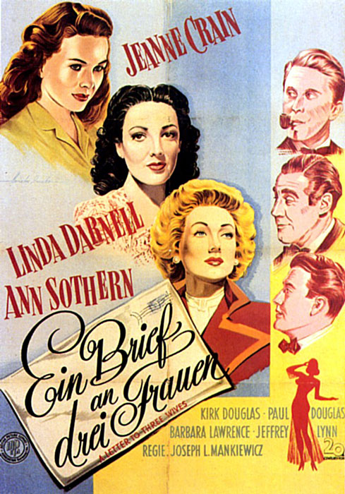 Plakat zum Film: Brief an drei Frauen, Ein