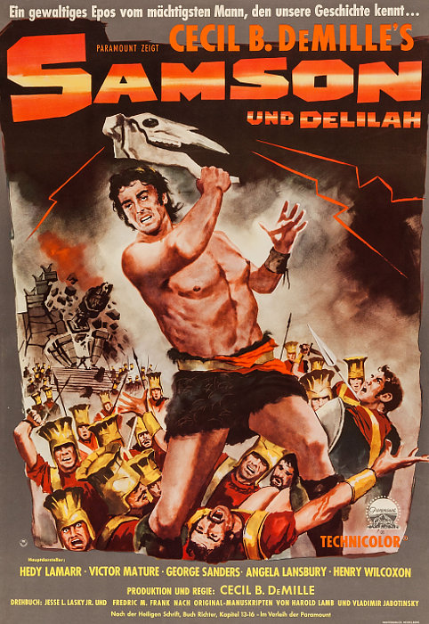 Plakat zum Film: Samson und Delilah