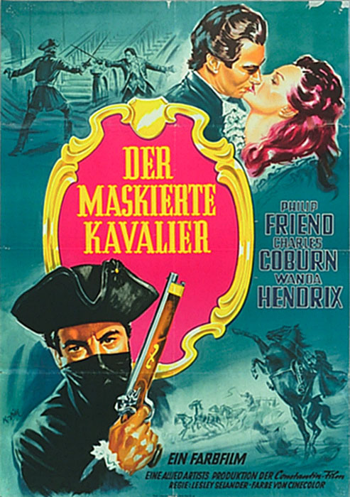 Plakat zum Film: maskierte Kavalier, Der