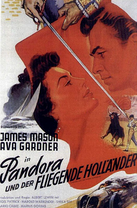 Plakat zum Film: Pandora und der fliegende Holländer
