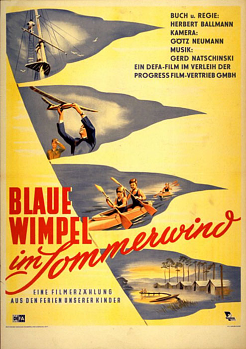 Plakat zum Film: Blaue Wimpel im Sommerwind