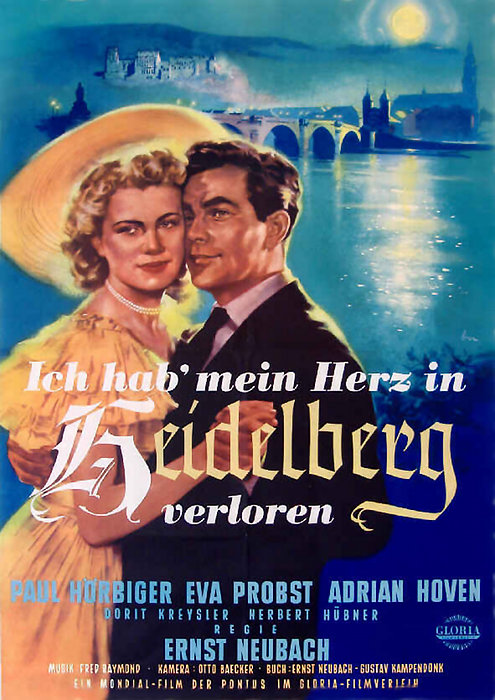 Plakat zum Film: Ich hab' mein Herz in Heidelberg verloren