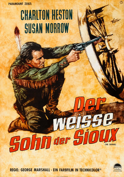 Plakat zum Film: weiße Sohn der Sioux, Der