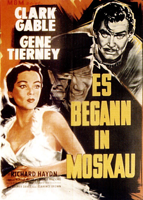 Plakat zum Film: Es begann in Moskau