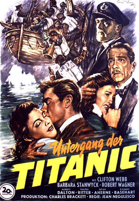 Plakat zum Film: Untergang der Titanic