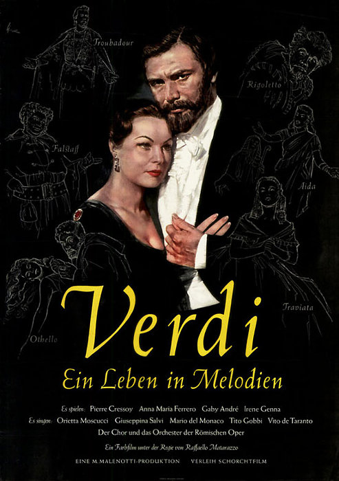 Plakat zum Film: Verdi, ein Leben in Melodien