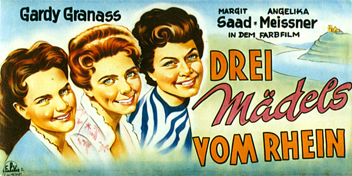 Plakat zum Film: Drei Mädels vom Rhein