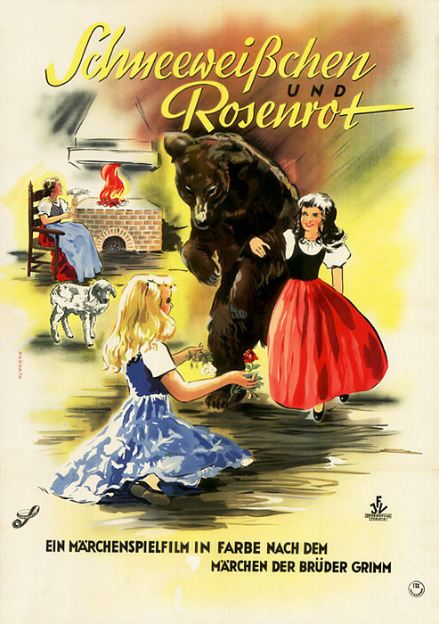 Plakat zum Film: Schneeweißchen und Rosenrot