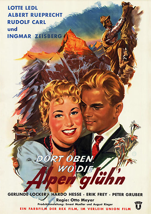 Plakat zum Film: Dort oben, wo die Alpen glüh'n