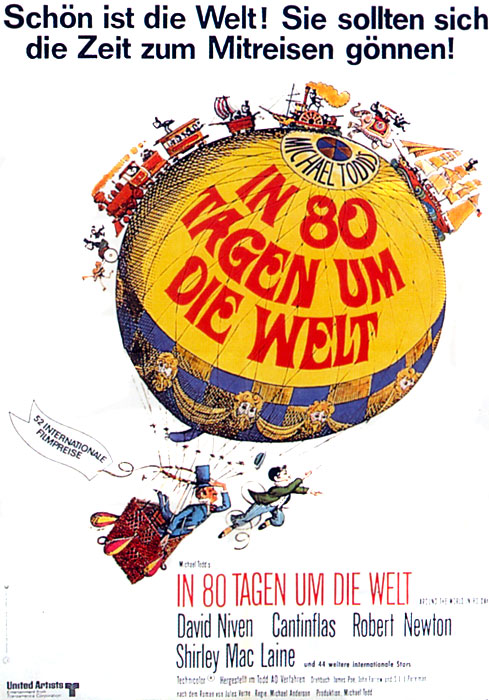 Plakat zum Film: In 80 Tagen um die Welt