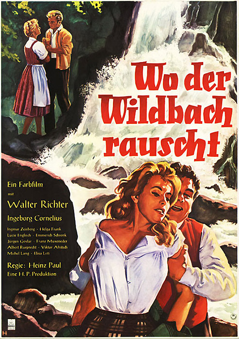 Plakat zum Film: Wo der Wildbach rauscht
