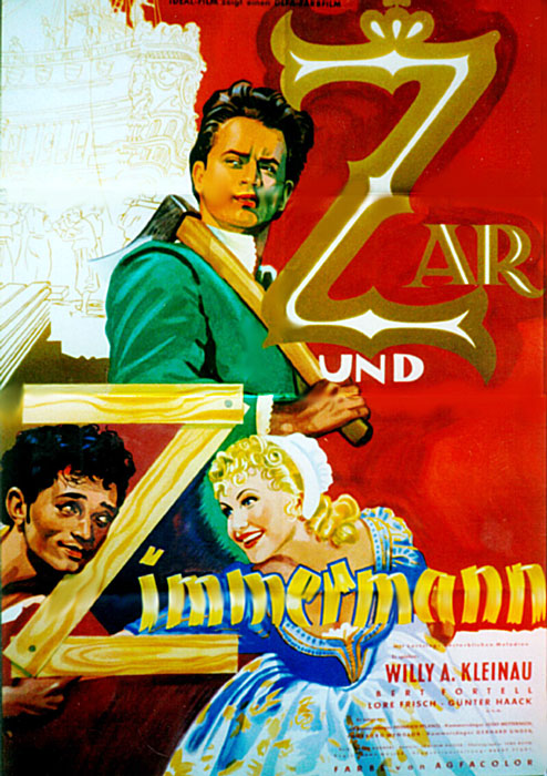 Plakat zum Film: Zar und Zimmermann