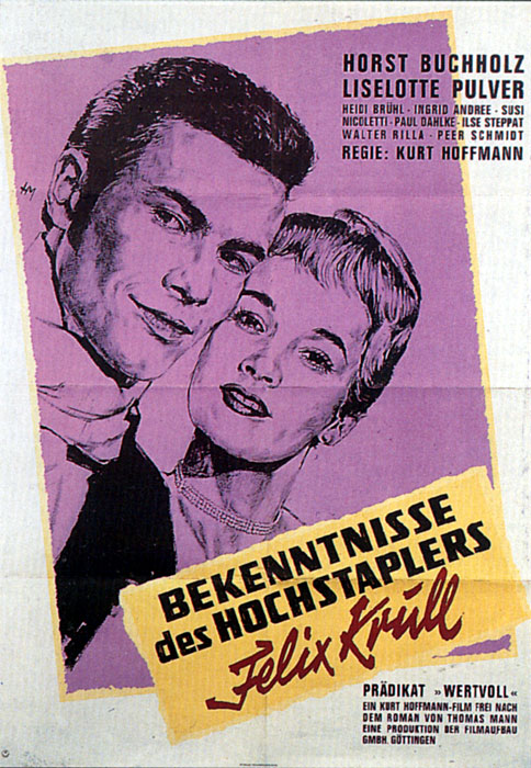 Plakat zum Film: Bekenntnisse des Hochstaplers Felix Krull
