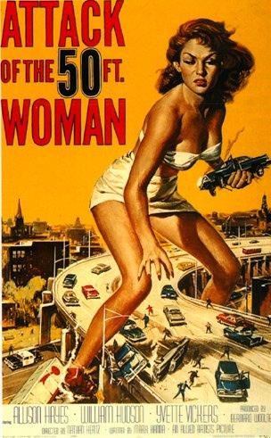 Plakat zum Film: Angriff der 20-Meter-Frau