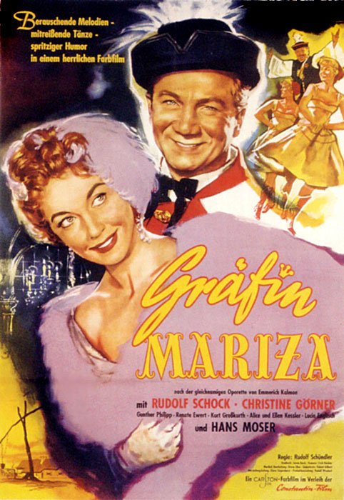 Plakat zum Film: Gräfin Mariza