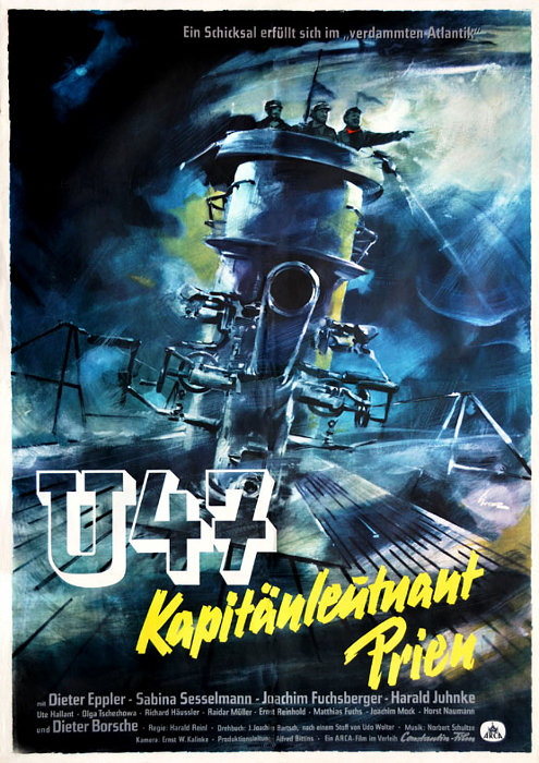 Plakat zum Film: U47 - Kapitänleutnant Prien