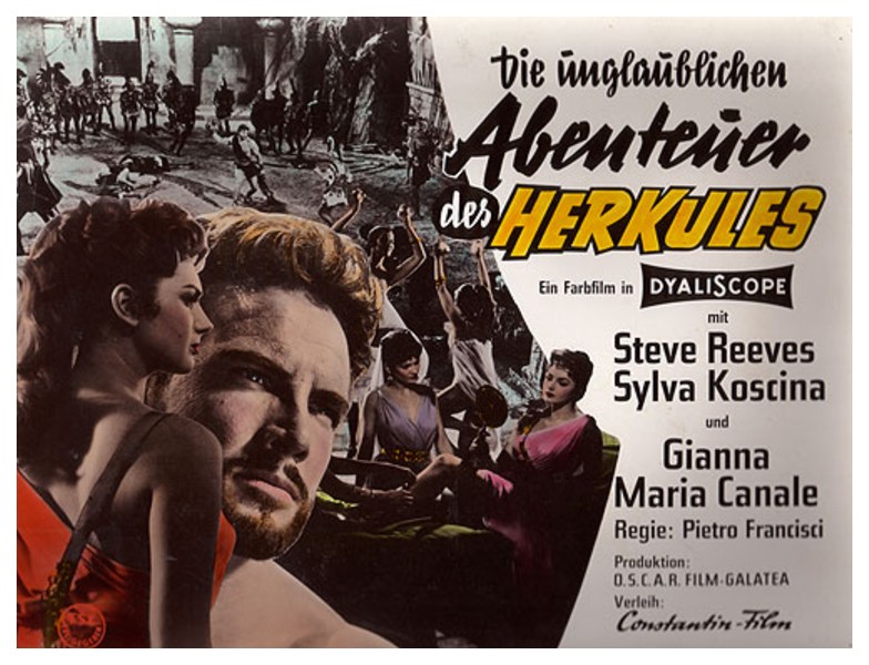 Plakat zum Film: unglaublichen Abenteuer des Herkules, Die
