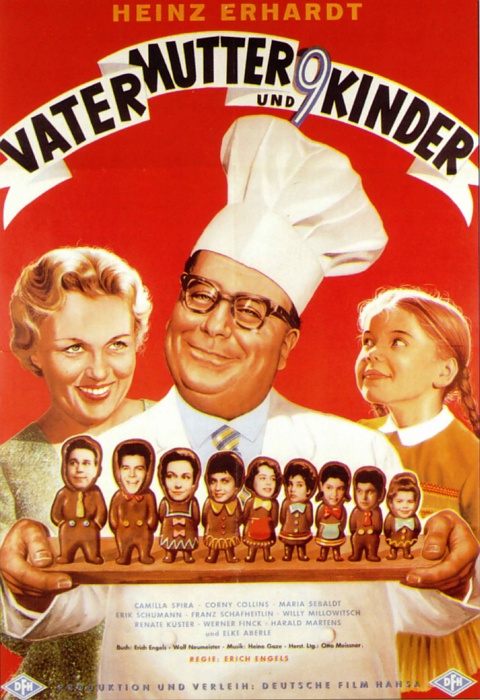 Plakat zum Film: Vater, Mutter und neun Kinder