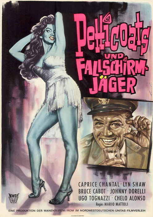 Plakat zum Film: Petticoats und Fallschirmjäger
